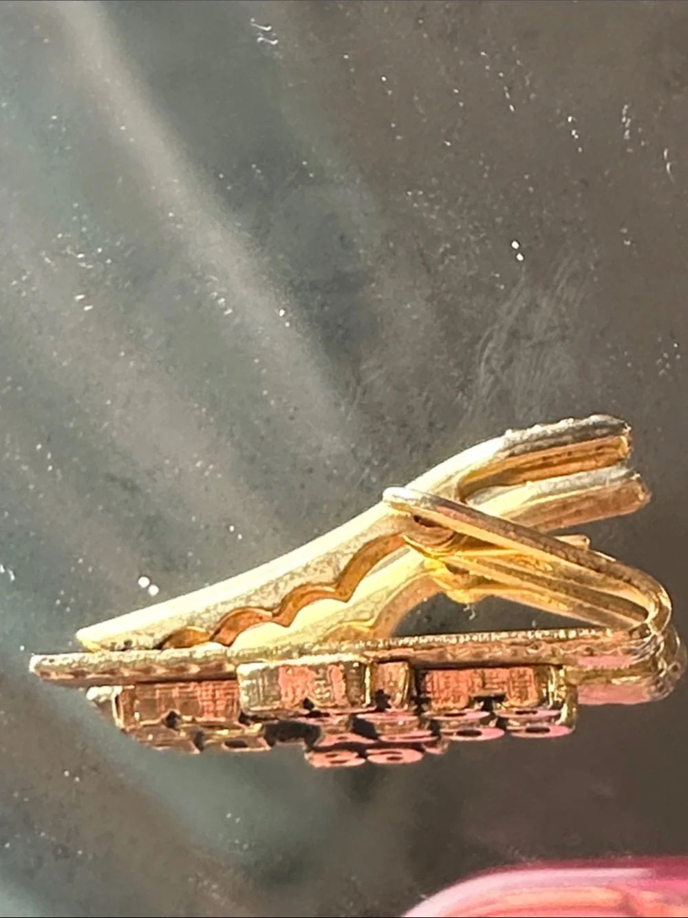 Vintage CCSA-DF '68 Gold-tone Enamel Tie Clip